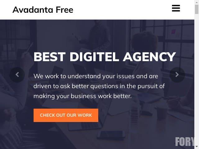 Avadanta Business - тема wordpress