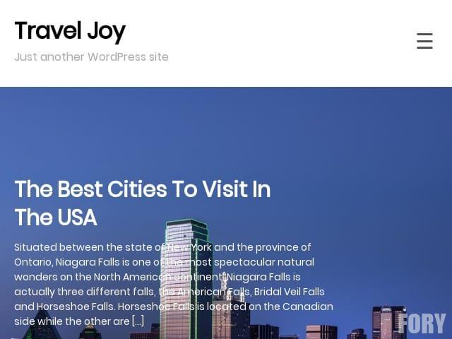 Travel Joy - бесплатная тема WordPress.